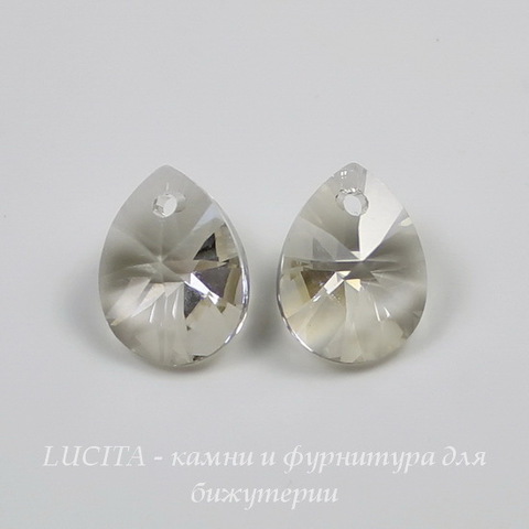 6128 Подвеска Сваровски Капля Crystal Silver Shade (12 мм) ()