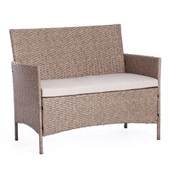 Лаунж/Lounge сет [диван+2кресла+столик+подушки] (мод.210013 А) серый