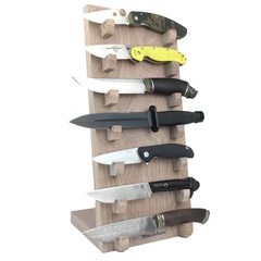 Фото Подставка для коллекции из 7-ми ножей Woodinhome HKS0207OW, беленый дуб