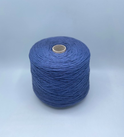 Бобинная пряжа (пр.Италия), art.Cotone, 350м/100 гр. 100%Хлопок, цвет-Грозовое небо , арт.34782