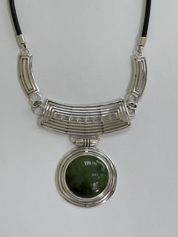 Октагон  (колье из серебра)
