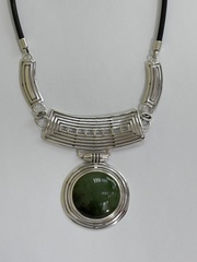 Октагон  (колье из серебра)