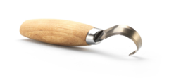 Фото Нож Morakniv Hook Knife 163 Double Edge ложкорез, сталь Sandvik 12C27, рукоять береза
