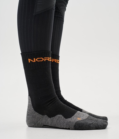 Термоноски с шерстью Nordski MultiSport black-orange