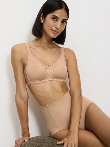 Бюстгальтер с мягкой чашкой без косточек Triumph Modern Lace+Cotton N