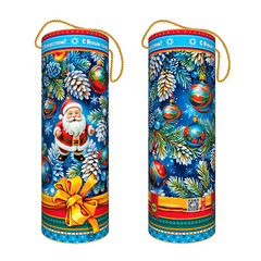 ТУБА НОВОГОДНИЕ ИГРУШКИ 1200г