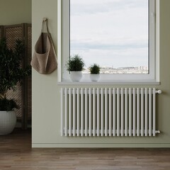 Радиатор трубчатый Guardo Torre 3D-600-24 BK-VER R9016(M) белый матовый