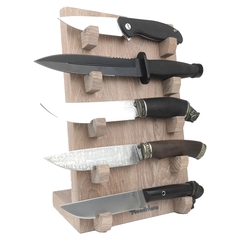 Фото Подставка для коллекции из 5-ти ножей Woodinhome HKS0205OW, дуб