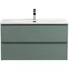 BelBagno KRAFT-800-2C-SO-VO База под раковину подвесная с фрезерованными ручками по всей длине фасада с двумя выкатн. ящ., Еловый Мат., 800x455x500