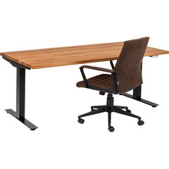 Стол письменный Office Jackie Oak Black 200x100 см