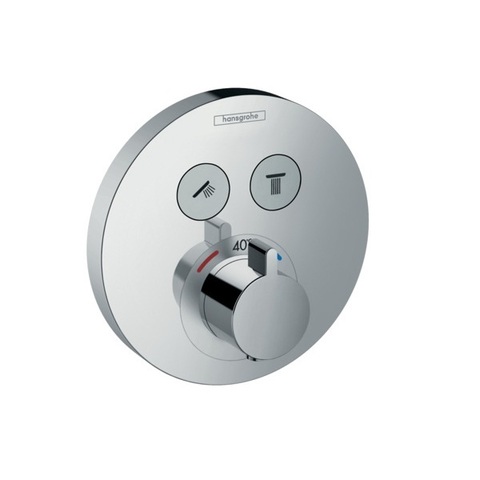 Hansgrohe ShowerSelect S 15743000 Термостат встраиваемый на 2 потребителя