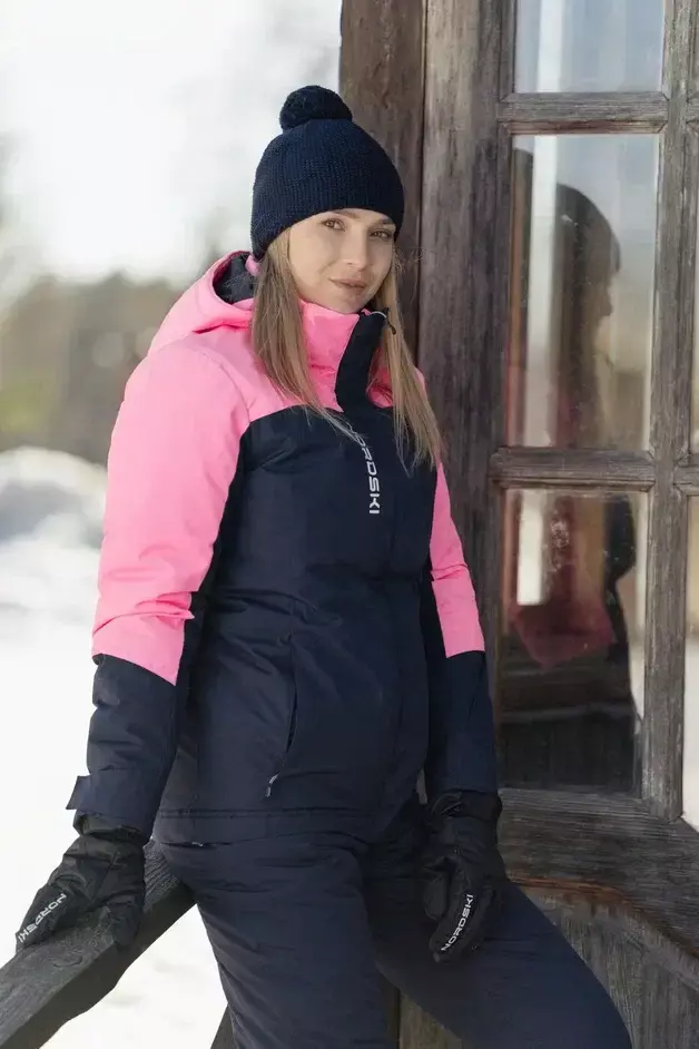 Nordski Mount лыжная утепленная куртка женская dark blue