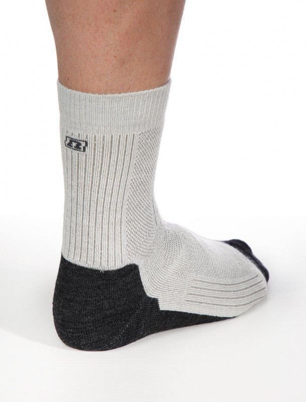 Термоноски с шерстью Noname Classic Merino светло-серые - 3