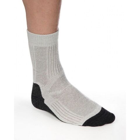 Термоноски с шерстью Noname Classic Merino светло-серые