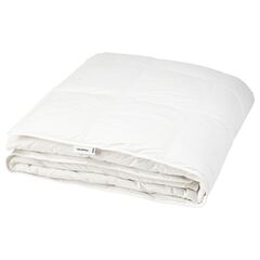 Евро одеяло IKEA FJALLBRACKA (ФЬЕЛЛЬБРЭККА), Стеганое, Зимнее, Белый, 220x240 см