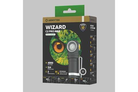Фонарь Armytek Wizard C2 WR Magnet USB Теплый свет, F06901W