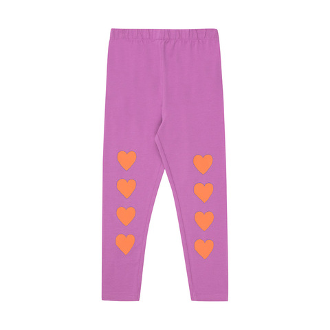 Леггинсы Tinycottons Hearts Orchid