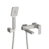 Cezares Slider SLIDER-VD-GM Смеситель для ванны с душевым набором, цвет: воронёная сталь
