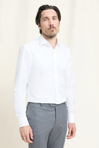 OLYMP SIGNATURE TAILORED FIT Сорочка в выработку хлопковая. Премиальная линейка, сертификация Oeko Tex