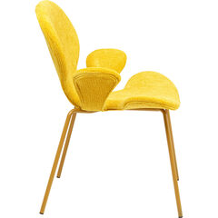 Стул с подлокотниками Soft Petal Yellow Mono