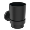 Ideal Standard Iom A7928XG Стакан с держателем, черное матовое стекло, с крепежом