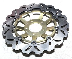 Диск тормозной передний лепестковый на Suzuki GSX R 750 1989-1995 / GSX R 1100 1989-2000