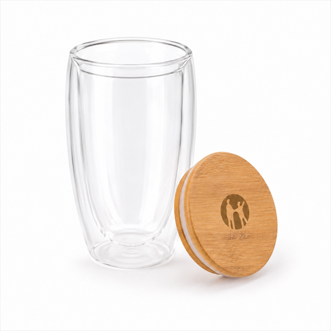 Стакан Kaspi BAMBOO ART 450 с двойными стенками
