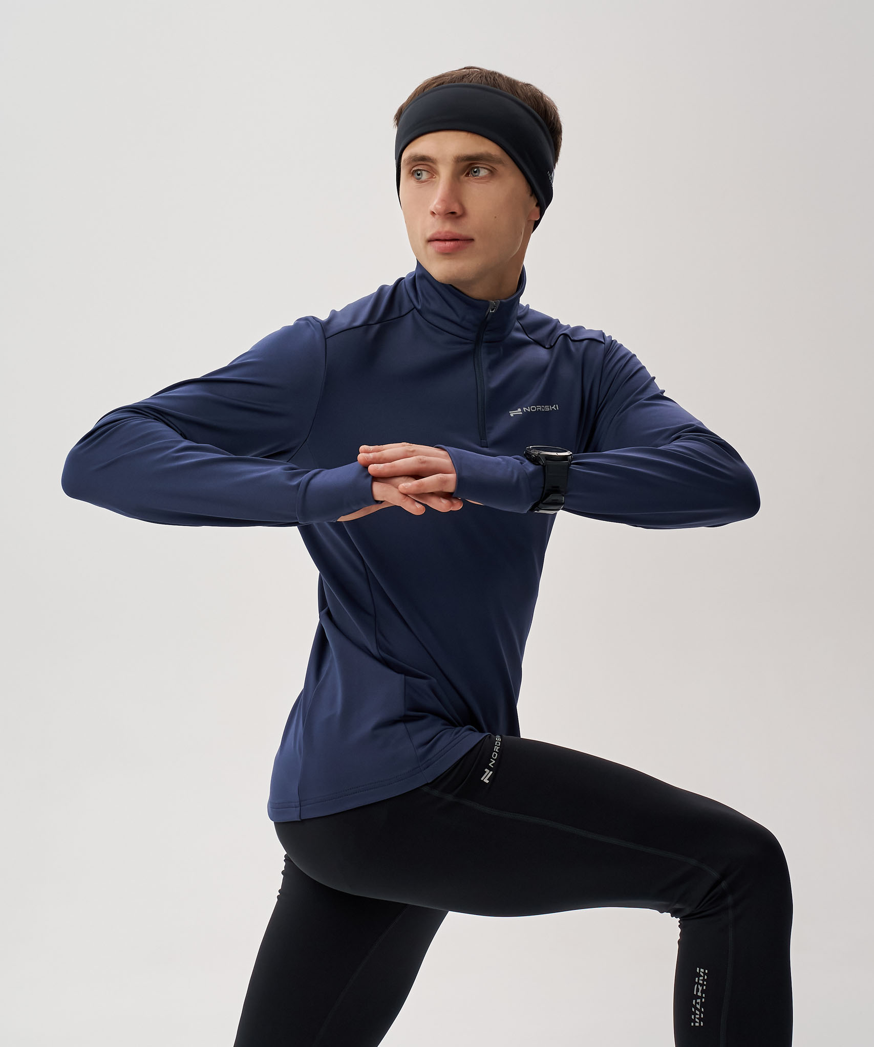 Мужской утепленный лонгслив Nordski Warm 2.0 titan - 3
