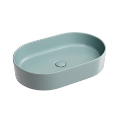 Ceramica Nova Element CN6048MLG Умывальник чаша накладная овальная, 60.8x38.5, цвет: зеленый матовый фото