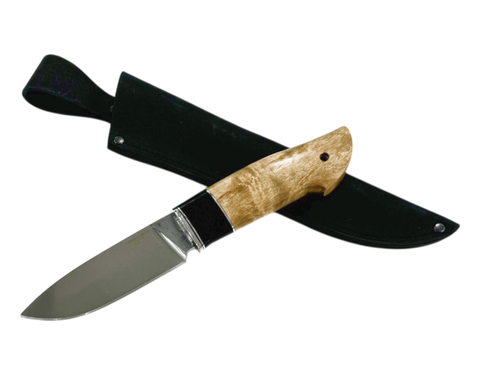 Нож Бизон, Х12МФ, стабилизированная карельская береза