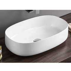 ArtCeram Cognac COL003 05 00 Раковина накладная, 55x35, цвет: белый фото