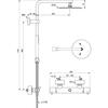 Ideal Standard Ceratherm A7589AA Душевая система с настенным термостатическим смесителем