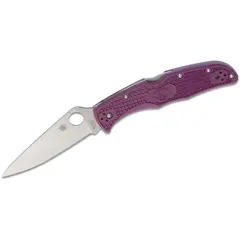 Фото Складной нож Spyderco Endura 4 Purple, сталь VG-10, рукоять FRN фиолетовая