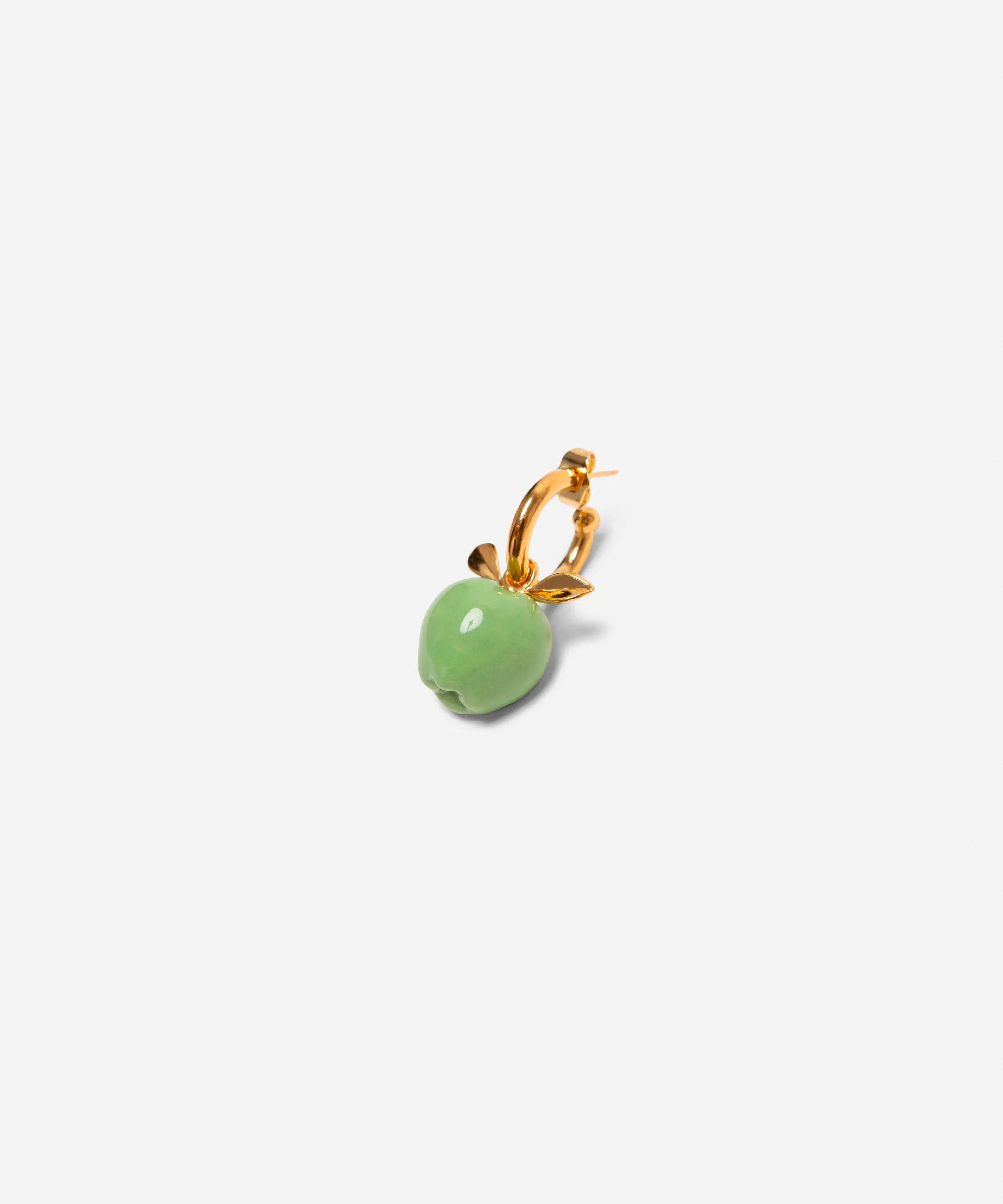 Моносерьга APPLE GREEN