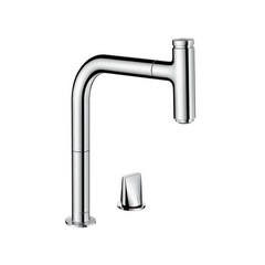 Hansgrohe 73804000 Смеситель для кухни с выдвижным изливом и лейкой фото