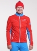 Nordski National Premium разминочный лыжный костюм мужской Red-Black - 2