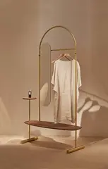Вешалка ARCO Gold/Walnut