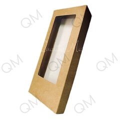 Коробка для шоколадной плитки 180*90*17 мм (крафт), 50шт
