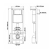 Berges Atom Okus 042447 Инсталляция с унитазом, клавиша хром