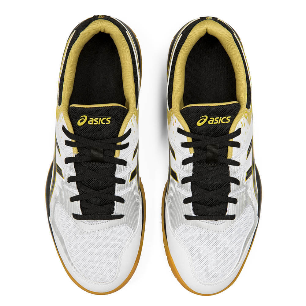 Asics Gel Rocket 9 кроссовки волейбольные мужские белые (Распродажа) - 4