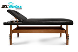Массажный стол Relax Comfort черная кожа фото №4