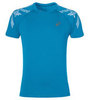 Футболка для бега мужская Asics SS Stripe Top голубая - 1