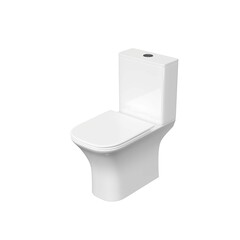 Aquatek Optima Square AQ4411-00 Унитаз напольный безободковый, цвет: белый фото