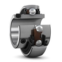 SKF YAR 203-2F — корпусный подшипник 17 мм с установочными винтами