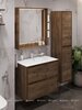 Aquanet 340155 Тумба с раковиной Милан 100 цв. белый глянец (340155)