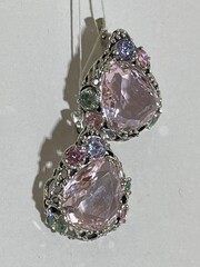 Даная (серьги из серебра)