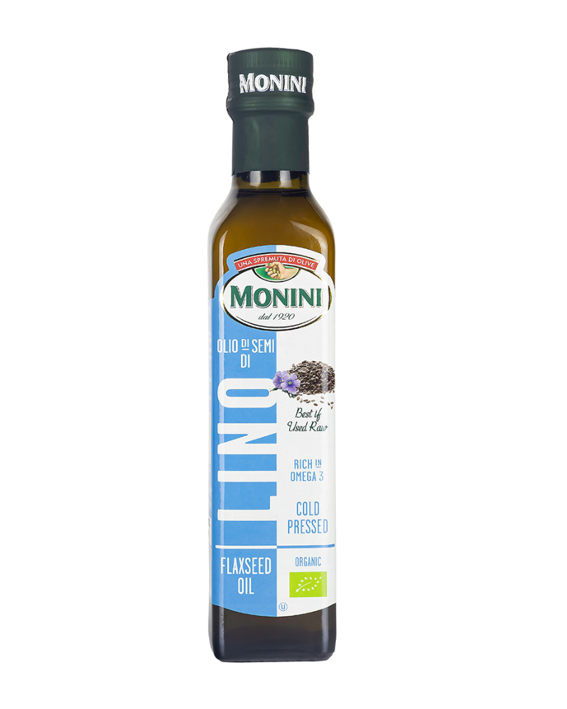 Масло льняное Monini 0,25 л.