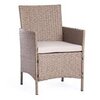 Лаунж/Lounge сет [диван+2кресла+столик+подушки] (мод.210013 А) серый