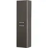 BelBagno DUE-1500-2A-SC-GM-P DUE Шкаф подвесной с двумя распашными дверцами с доводчиками, с двумя полками, универсальный ,Оружейная сталь, 400x300x1500