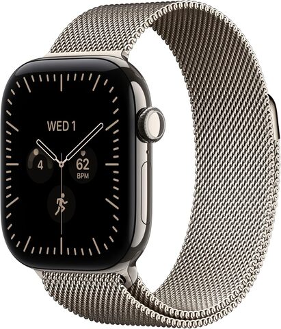 Умные часы Apple Watch Series 12 42 мм Natural Titanium Case with Milanese Loop Натуральный титан | Natural